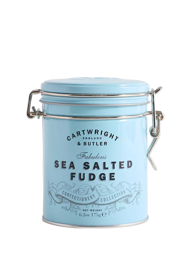 Cartwright & Butler Sea Salted Fudge Tin 175g, UK version