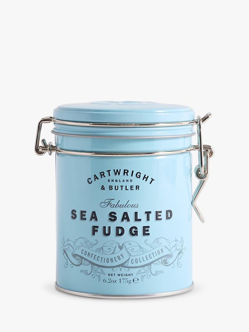 Cartwright & Butler Sea Salted Fudge Tin 175g, UK version