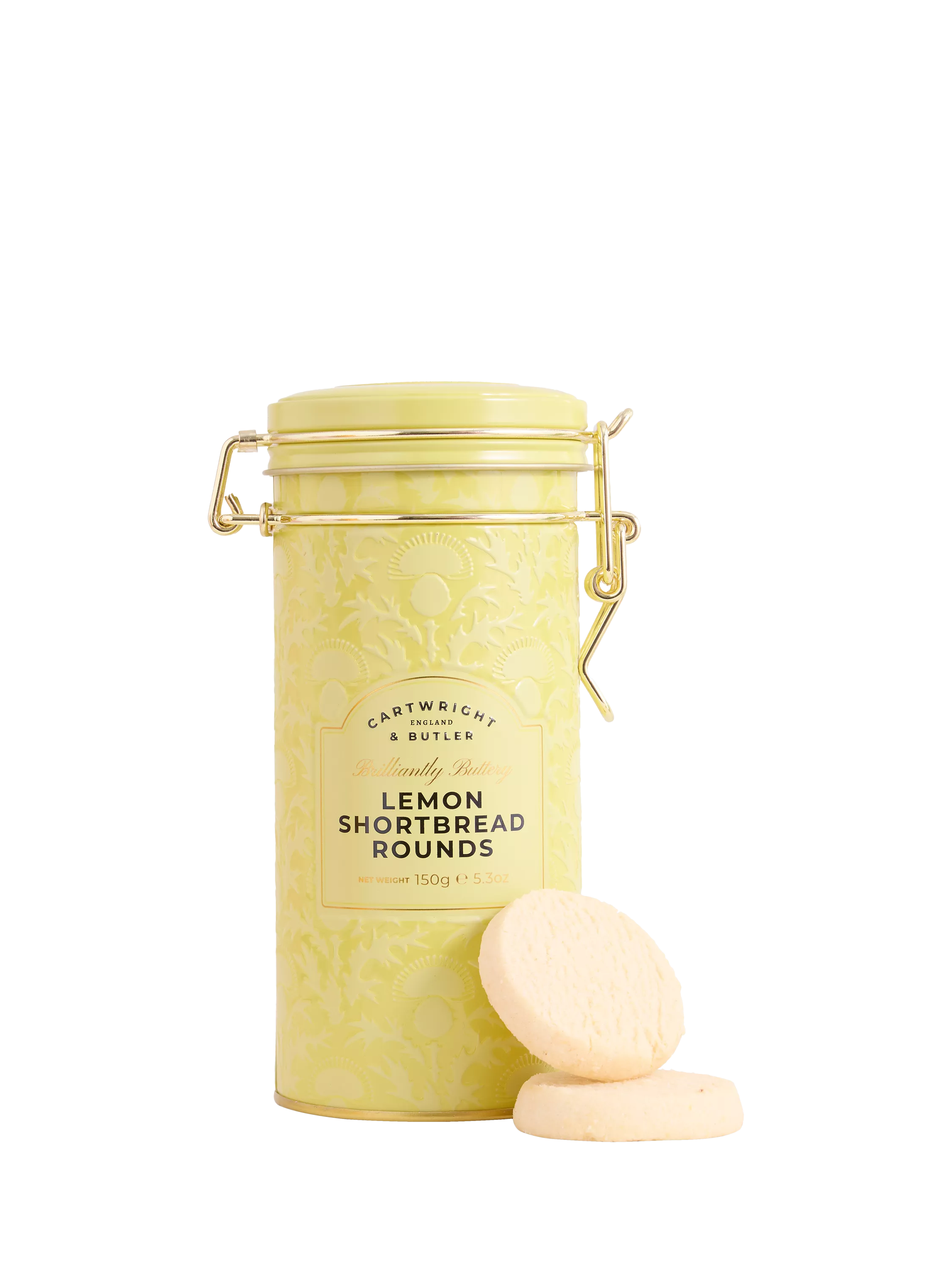 Cartwright & Butler Lemon Shortbread Rounds 150g - British product