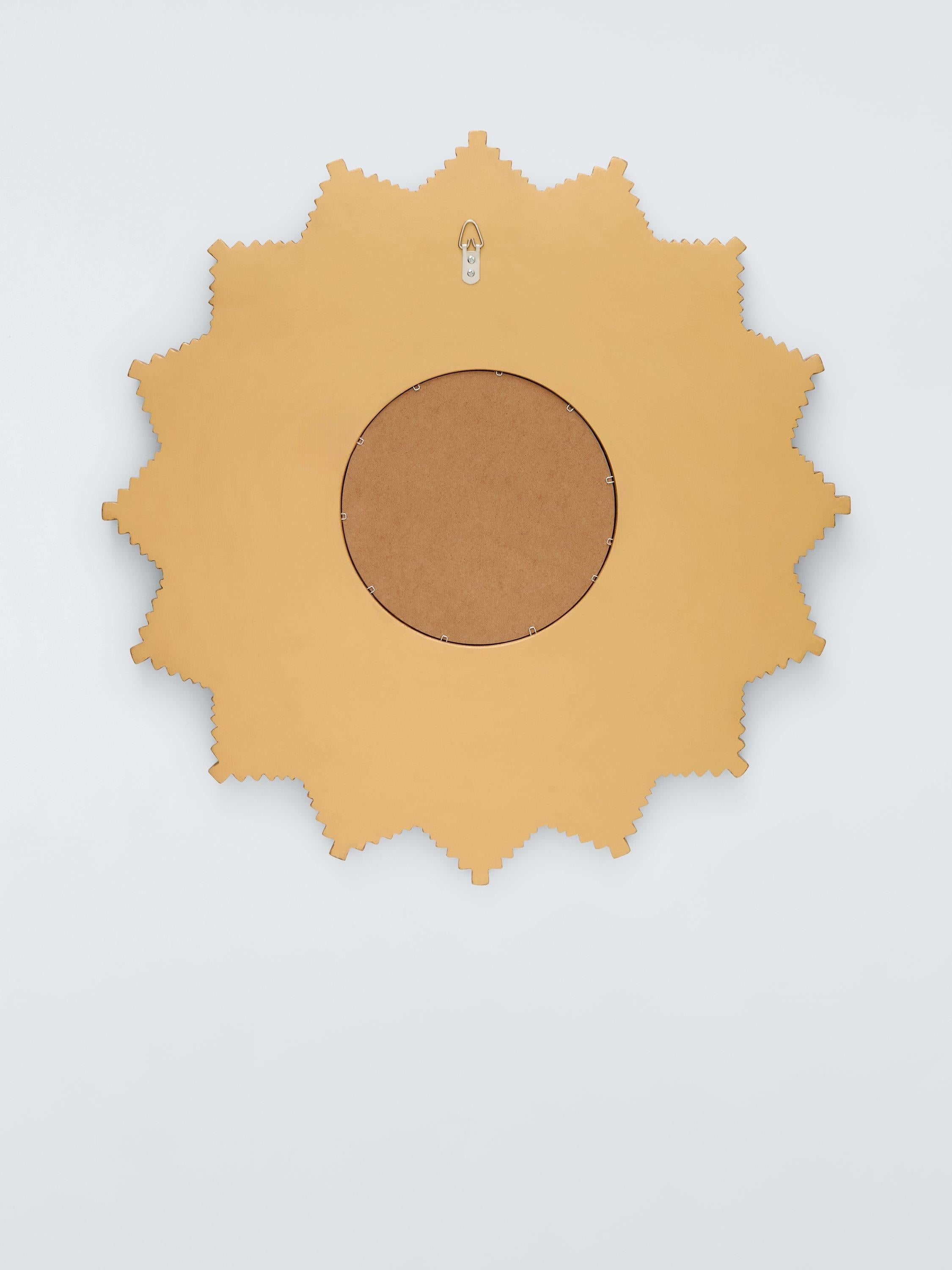 John Lewis sunburst convex wall mirror gold 68cm, imported from the UK