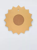 John Lewis sunburst convex wall mirror gold 68cm, imported from the UK