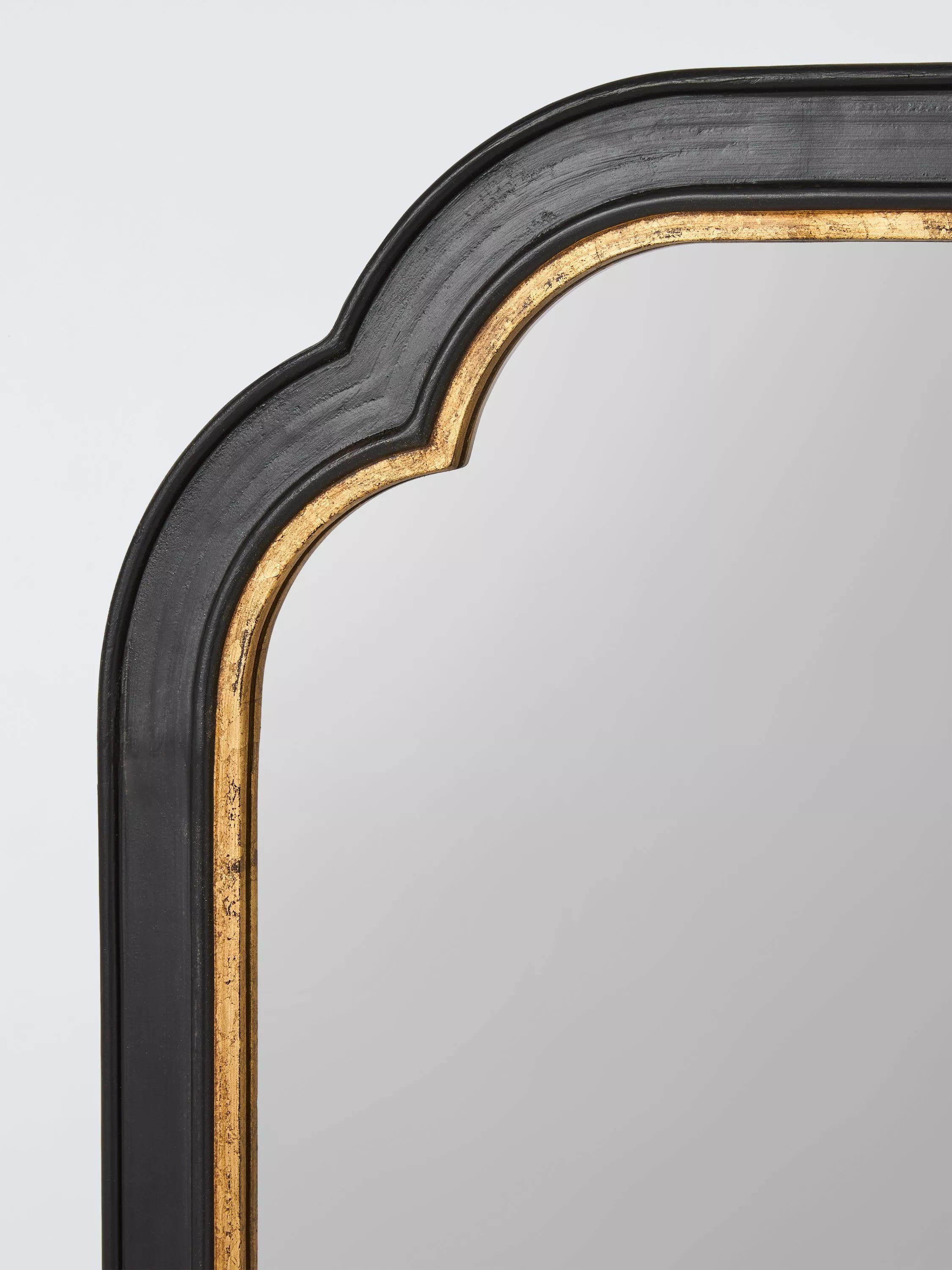 John Lewis overmantel wall mirror clipped corner 95x105cm, UK version