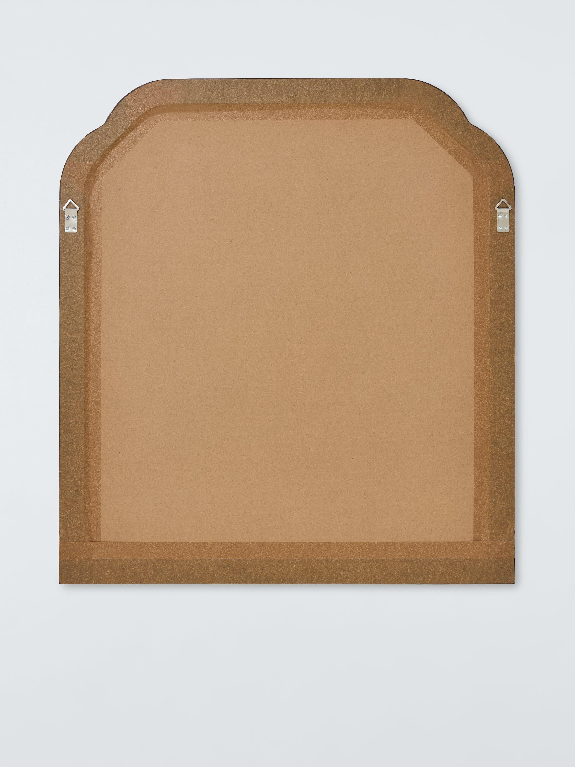 John Lewis overmantel wall mirror clipped corner 95x105cm, UK version