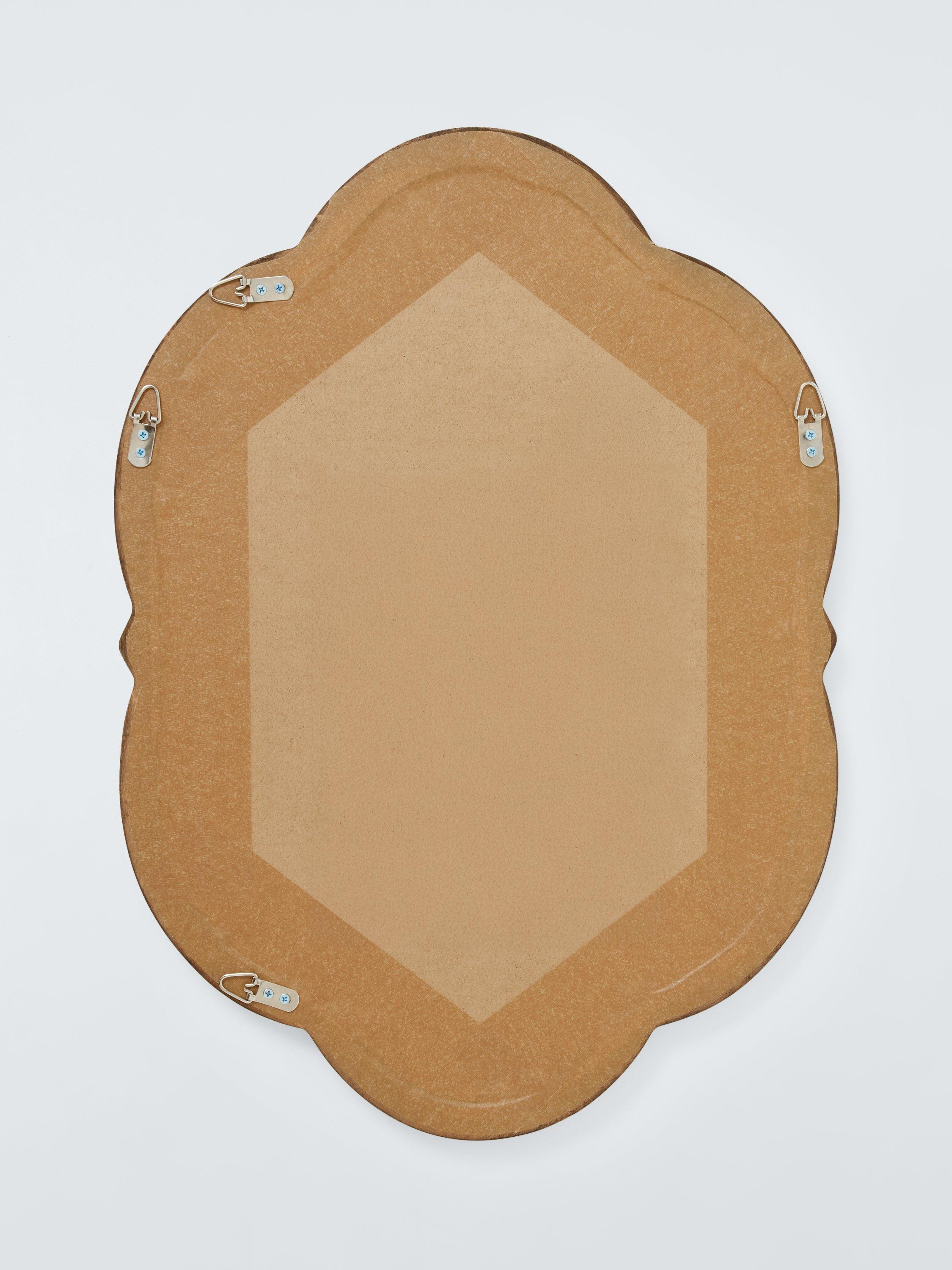 John Lewis Wiggle Heritage Georgian wall mirror walnut 70x50cm, UK version