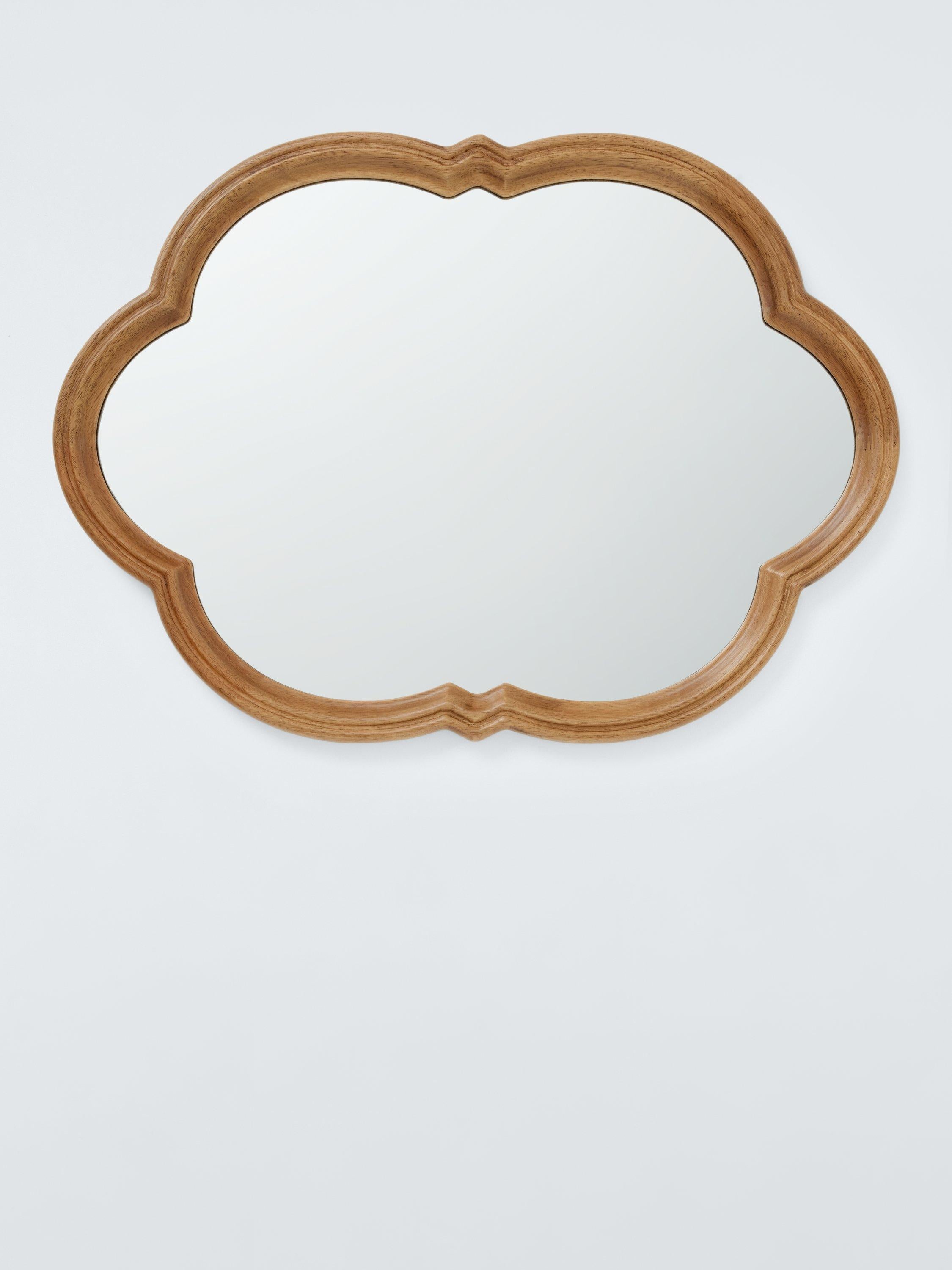 John Lewis Wiggle Heritage Georgian wall mirror walnut 70x50cm, UK version
