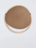 John Lewis round wall mirror 68cm oak (British brand)