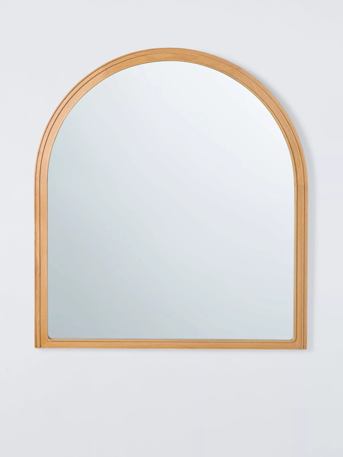 John Lewis overmantel wall mirror natural oak 105x95cm - British product