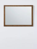 John Lewis step wood frame walnut wall mirror 70x50cm (British brand)