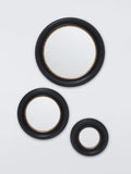 John Lewis wall mirror set black gold - British product
