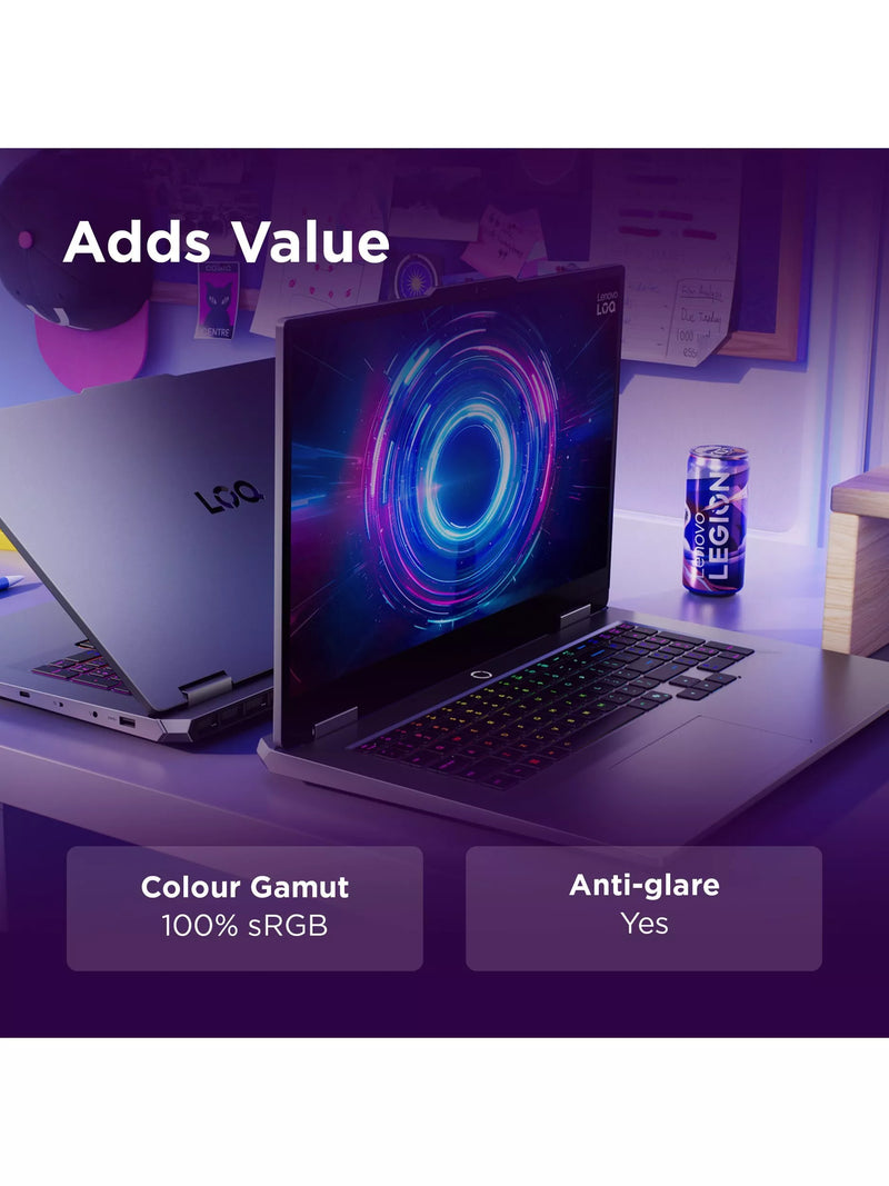 Lenovo LOQ gaming laptop 17.3 inch, UK version