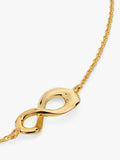 Monica Vinader Infinity chain bracelet gold plated vermeil - British product
