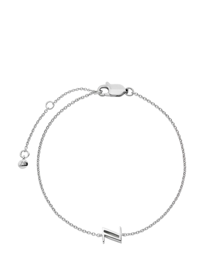 John Lewis Monica Vinader Initial Z Chain Bracelet Silver- Buy online at McGrocer