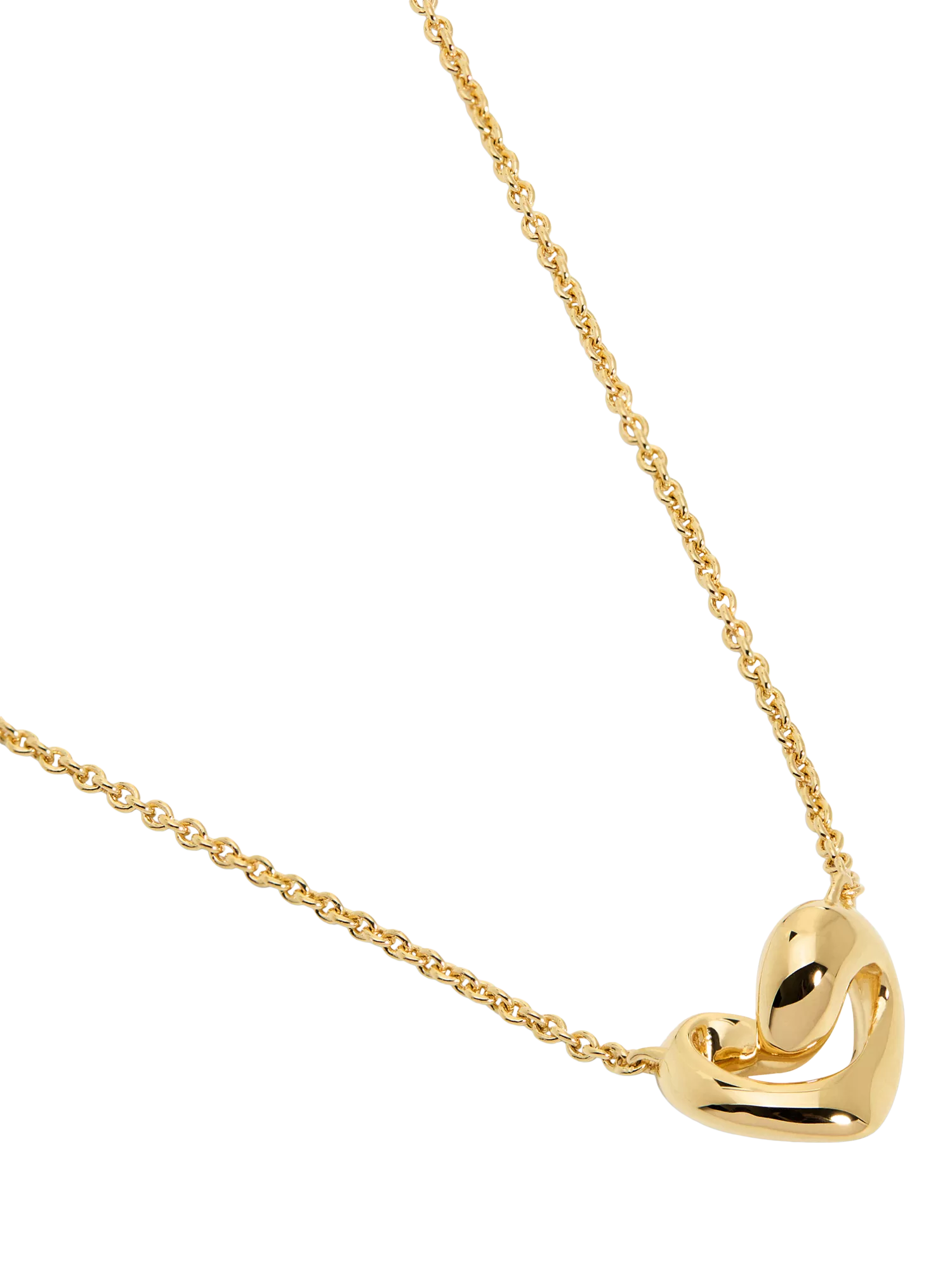 Monica Vinader Infinity Heart Necklace in Gold, UK version