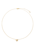 Monica Vinader Infinity Heart Necklace in Gold, UK version