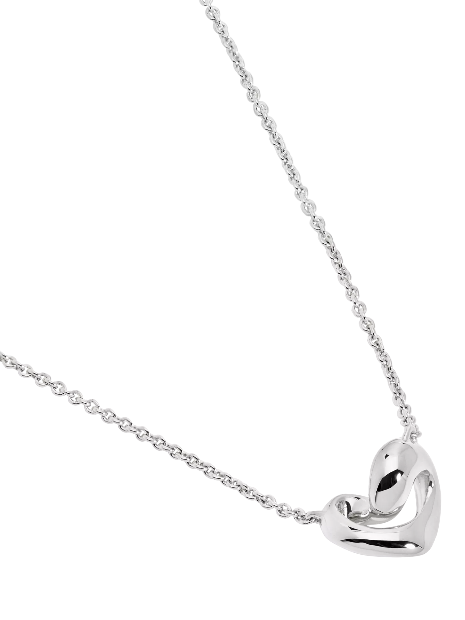 Monica Vinader Infinity Heart pendant necklace silver - British product