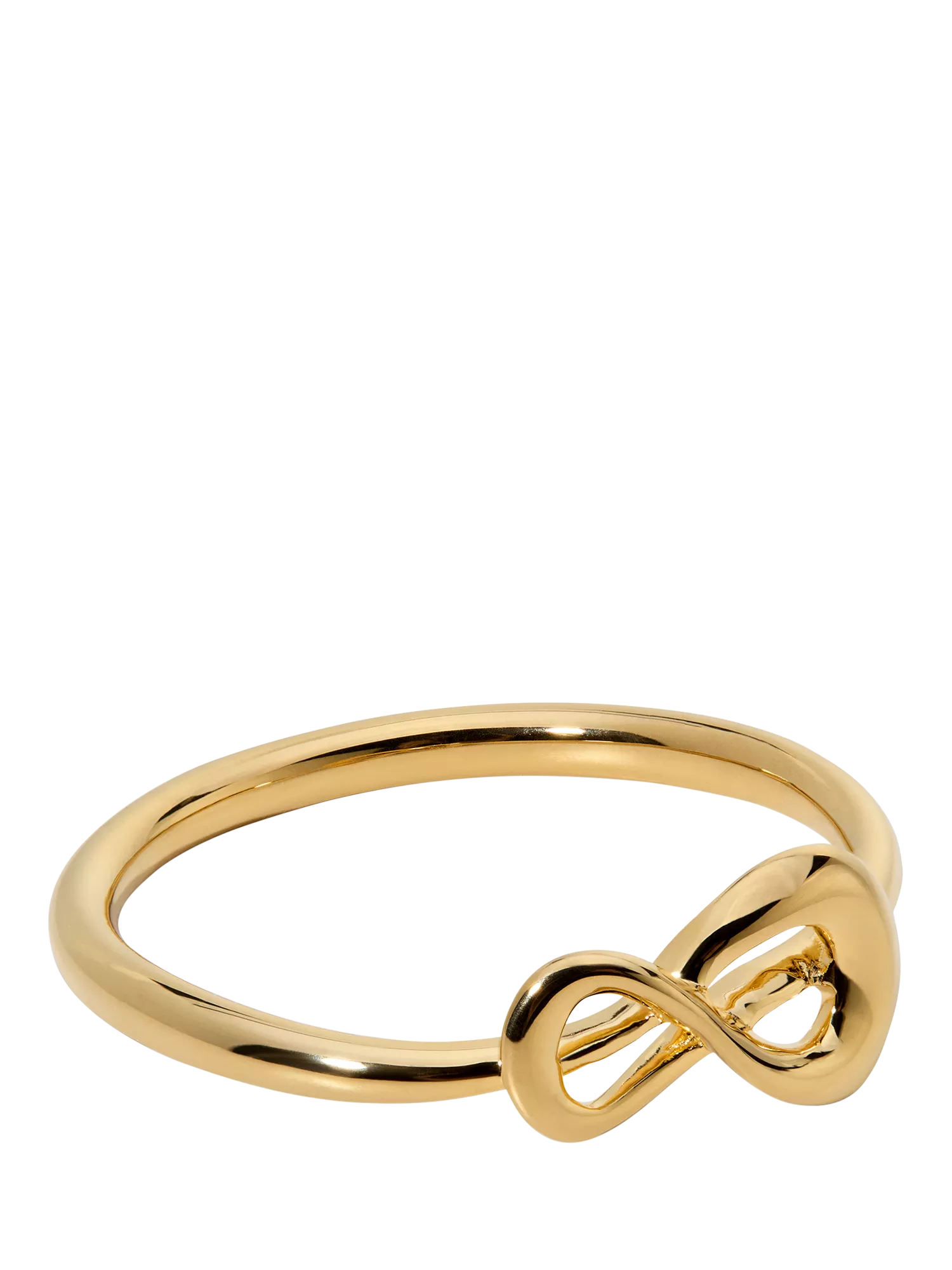 Monica Vinader infinity ring in gold (British brand)