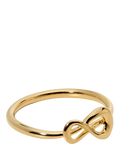 Monica Vinader infinity ring in gold (British brand)
