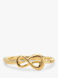 Monica Vinader infinity ring in gold (British brand)