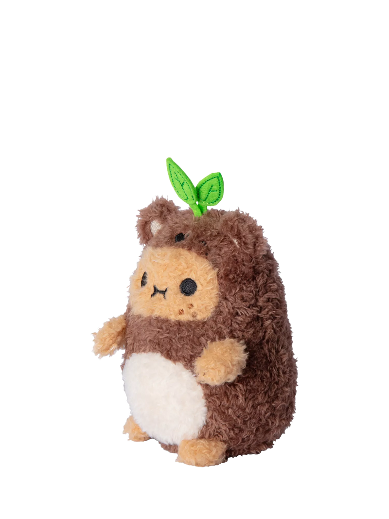 Noodoll Brownie Bear Ricespud soft toy (British brand)
