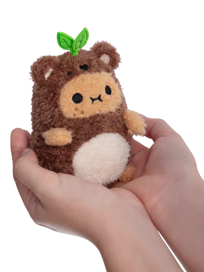 Noodoll Brownie Bear Ricespud soft toy (British brand)
