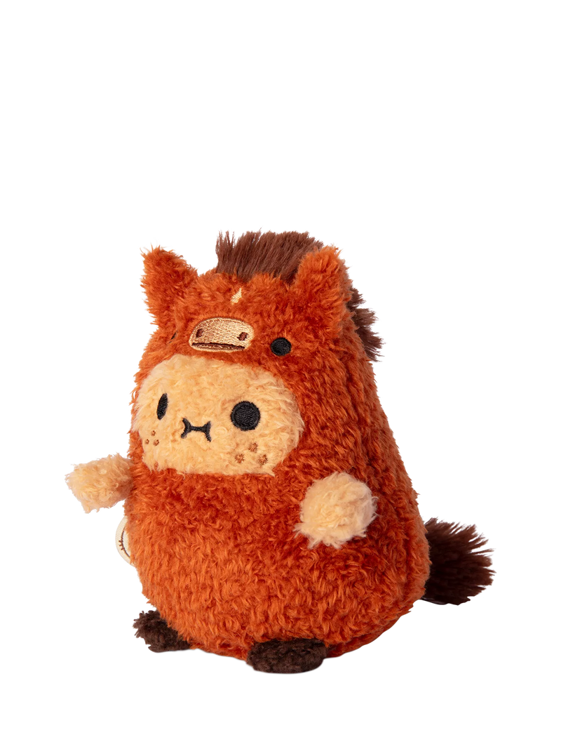 Noodoll Horsey Ricespud soft toy 13cm, imported from the UK