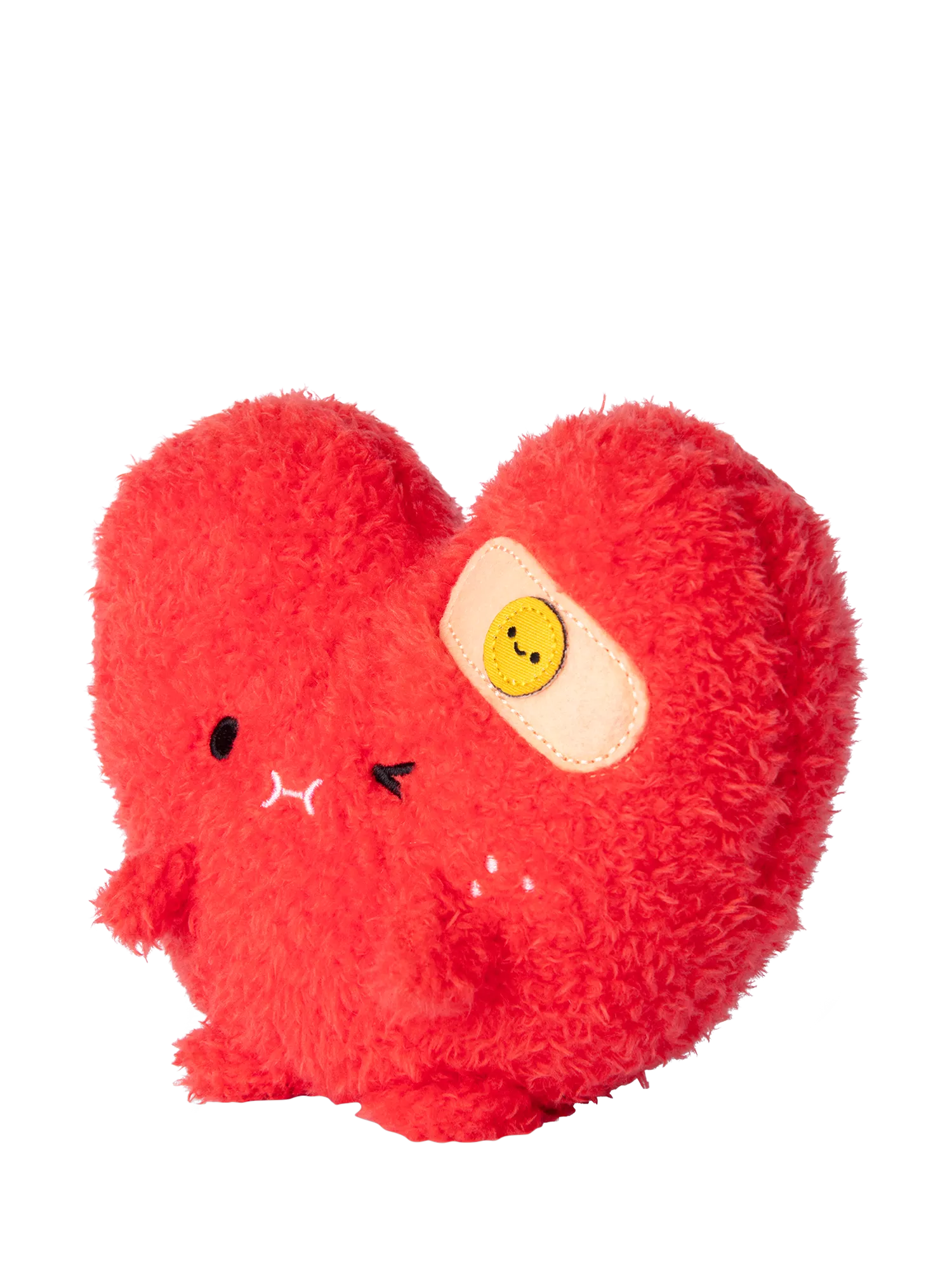 Noodoll Riceache heart-shaped soft toy with plaster - British product