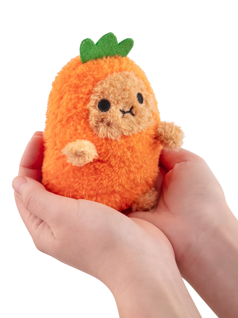 Noodoll Ricespud Carrot soft toy - British product