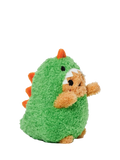 Noodoll Ricespud Ricedino soft toy, green dinosaur plush (British brand)