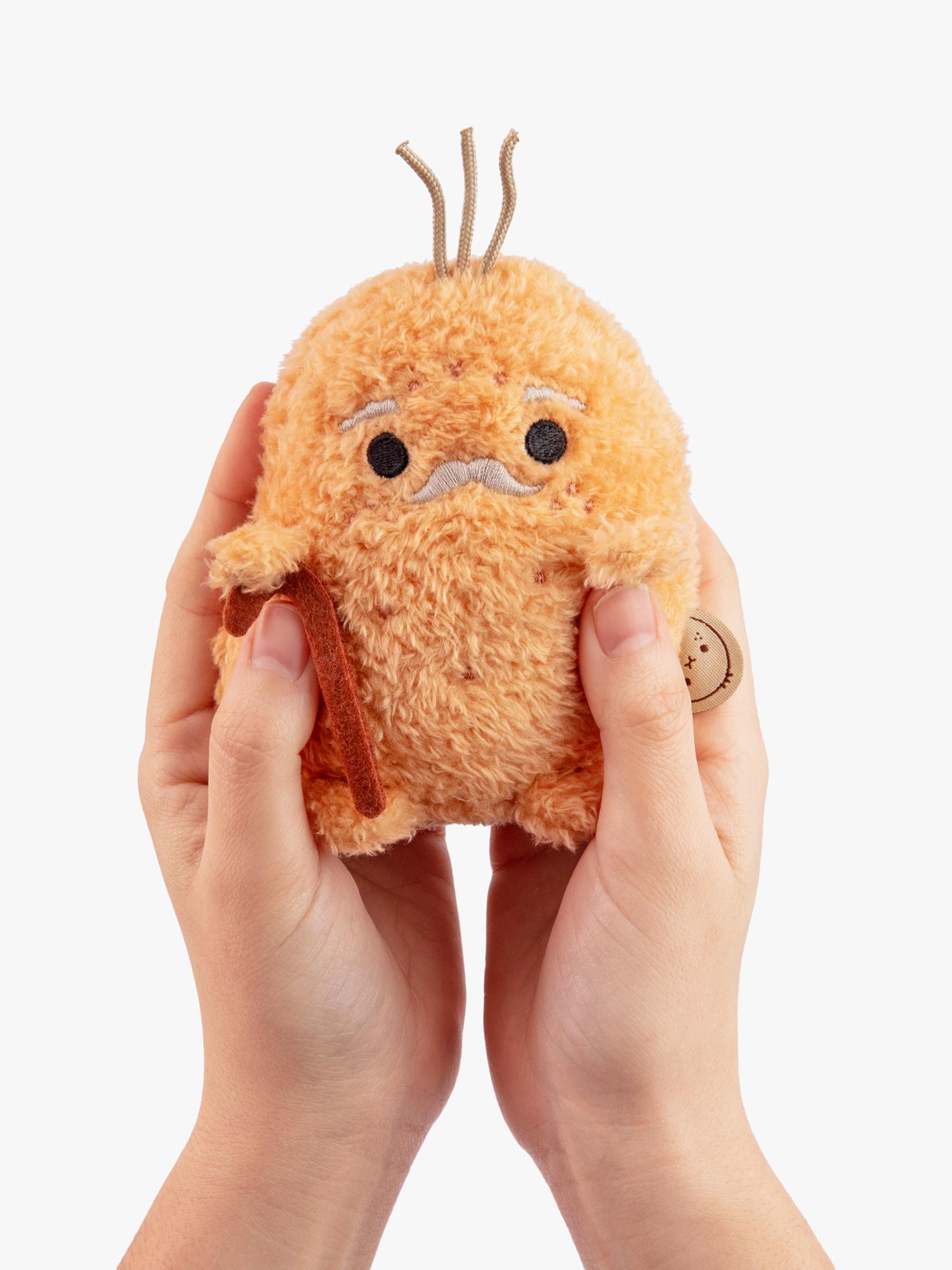 Noodoll Ricespud Grandpa soft toy beige plushie - British product