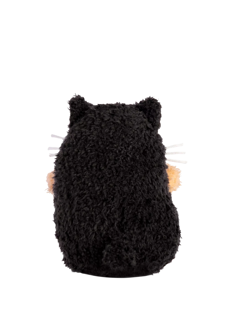 Noodoll Ricemonster Kitty black soft toy, imported from the UK