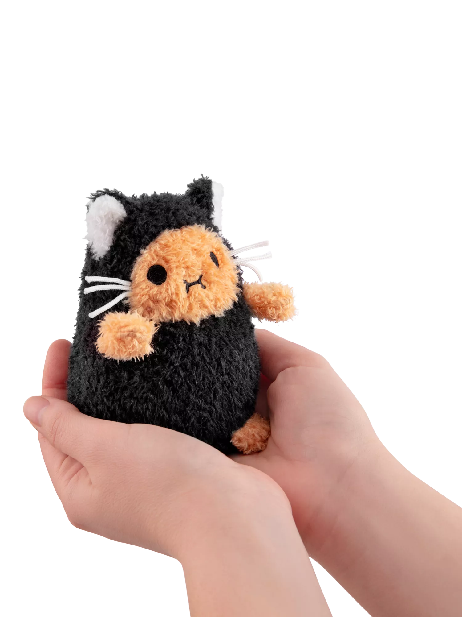 Noodoll Ricemonster Kitty black soft toy, imported from the UK