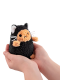 Noodoll Ricemonster Kitty black soft toy, imported from the UK