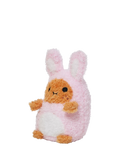 Noodoll Ricespud pink rabbit plush toy (British brand)