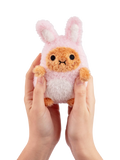 Noodoll Ricespud pink rabbit plush toy (British brand)