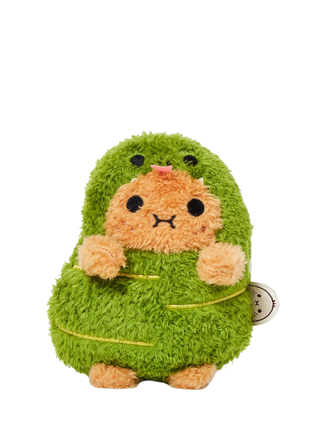 Noodoll Ricespud green snake soft toy 13cm - British product