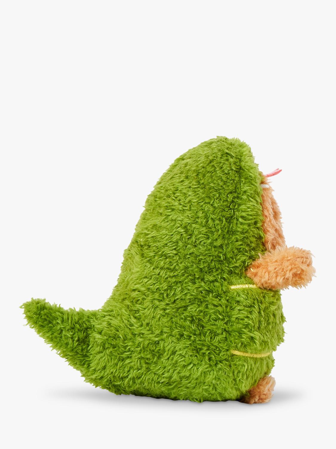 Noodoll Ricespud green snake soft toy 13cm - British product