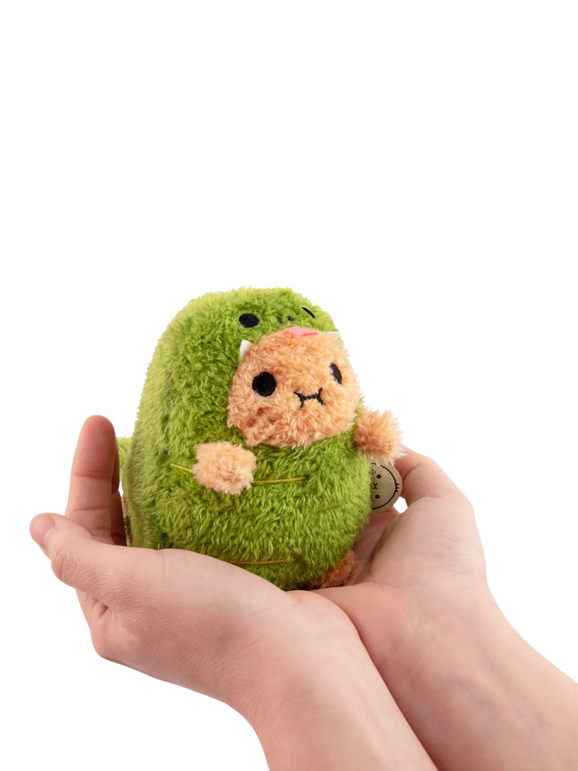 Noodoll Ricespud green snake soft toy 13cm - British product