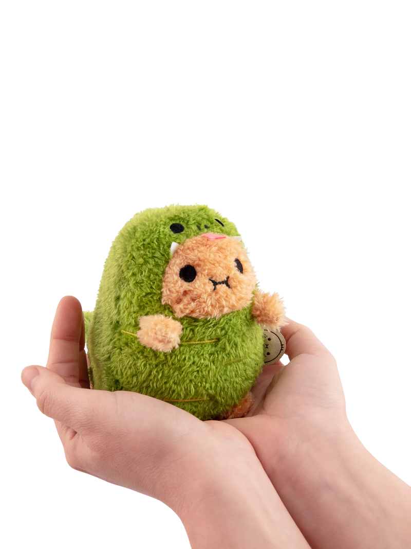 Noodoll Ricespud green snake soft toy 13cm - British product