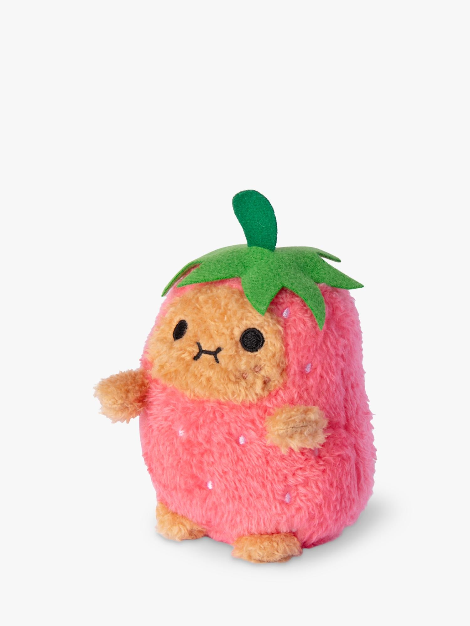 Noodoll Ricespud strawberry soft toy mini (British brand)