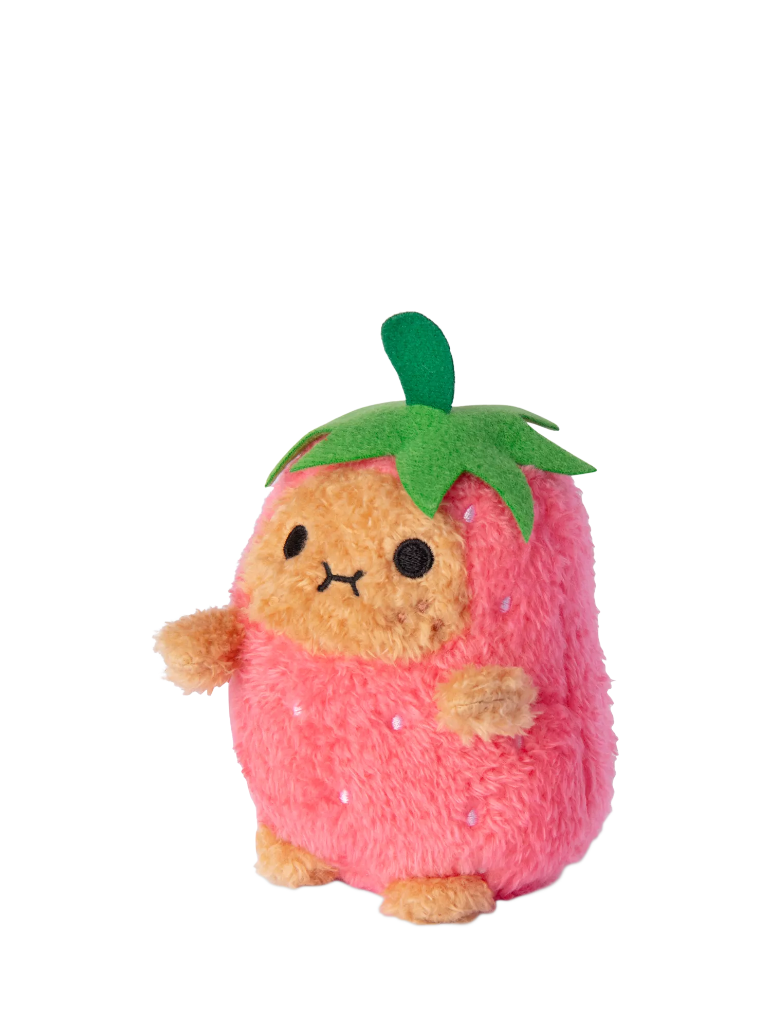 Noodoll Ricespud strawberry soft toy mini (British brand)