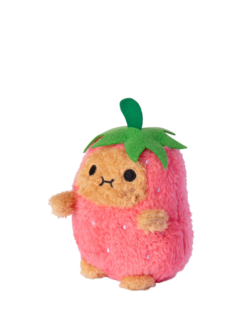 Noodoll Ricespud strawberry soft toy mini (British brand)