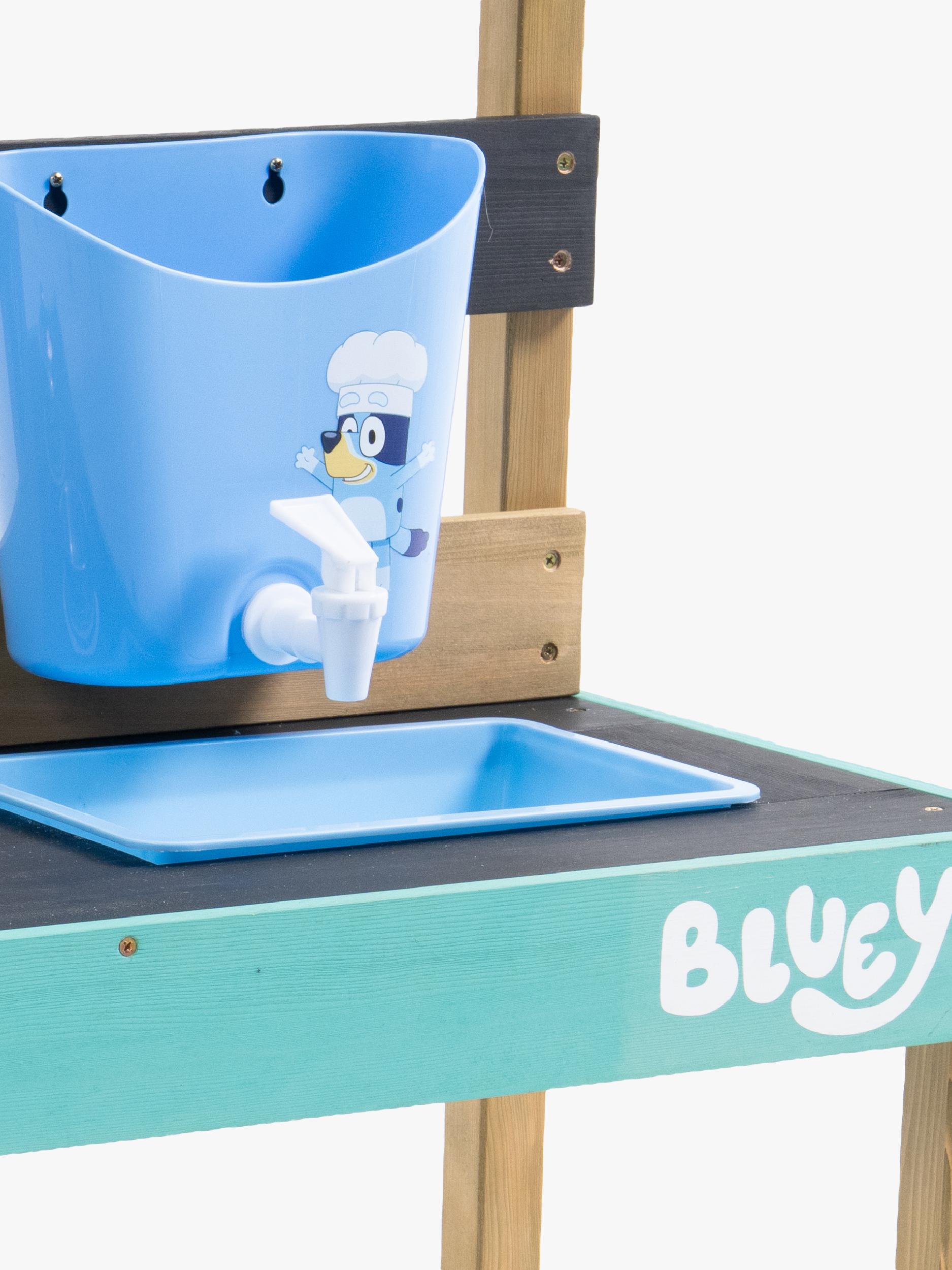 TP Toys Bluey wooden mud kitchen outdoor playset, imported from the UK