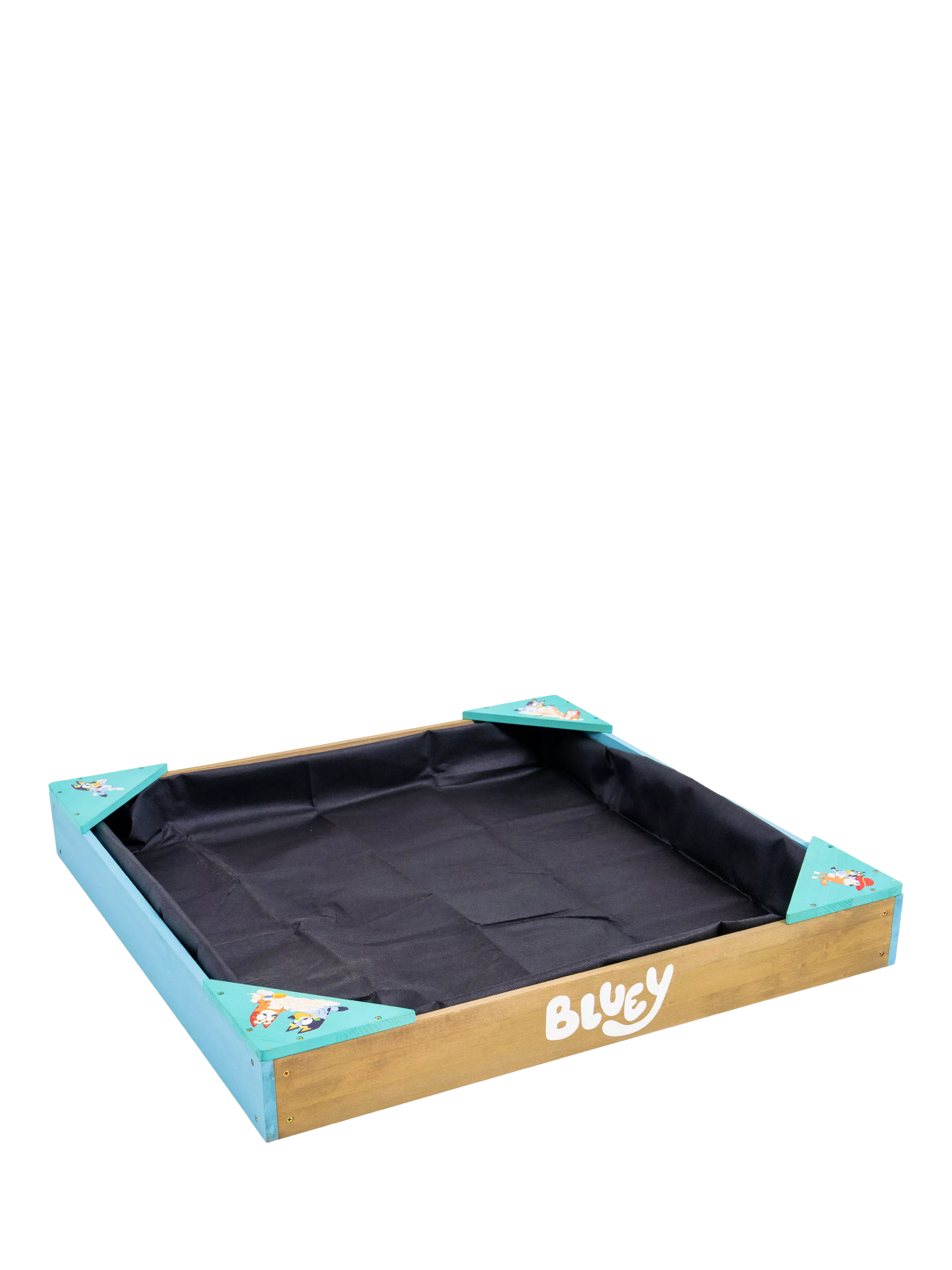 TP Toys Bluey wooden sandpit 90cm, imported from the UK