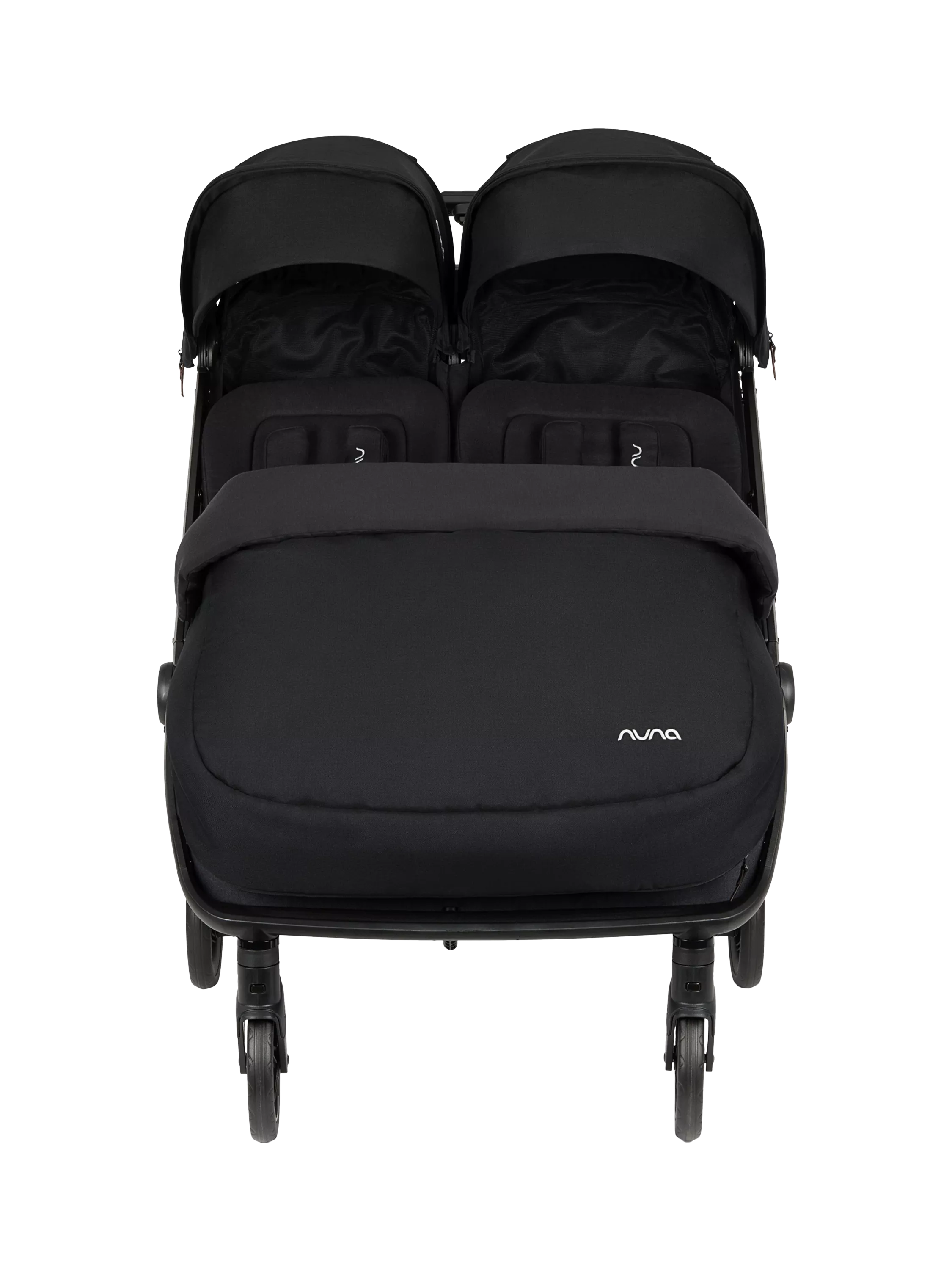 Nuna TRVL dubl footmuff Caviar (British brand)
