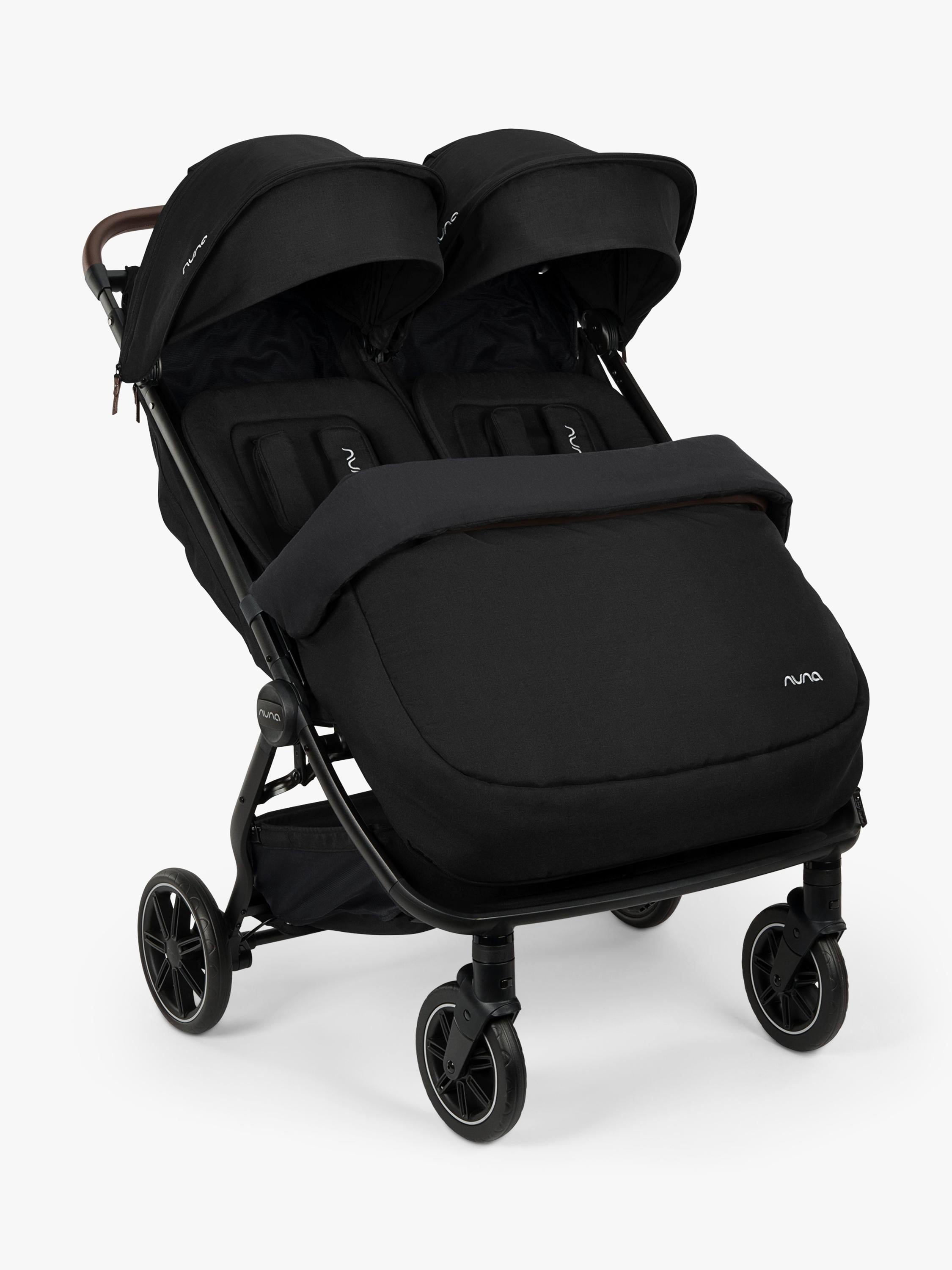 Nuna TRVL dubl footmuff Caviar (British brand)