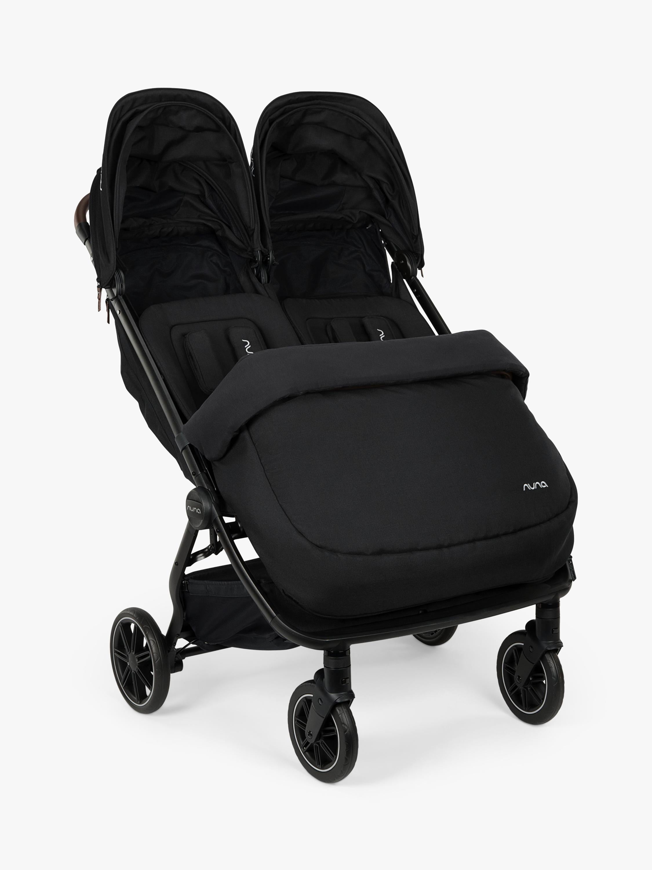 Nuna TRVL dubl footmuff Caviar (British brand)