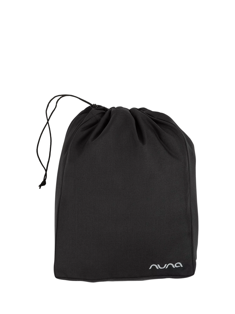 Nuna TRVL Dubl double pushchair footmuff in Caviar, UK version