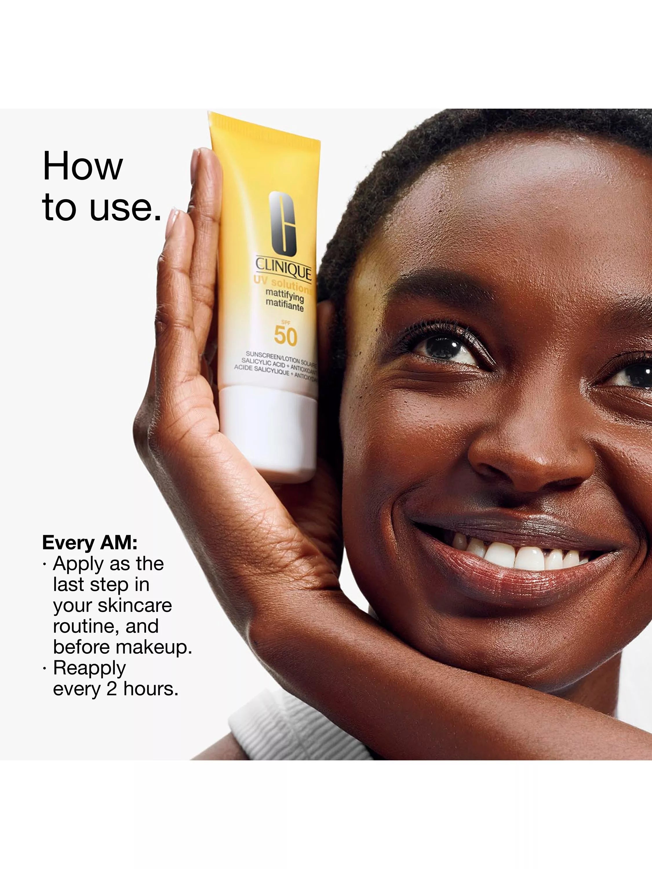 Clinique UV Solutions Mattifying Sunscreen SPF 50 40ml - British product