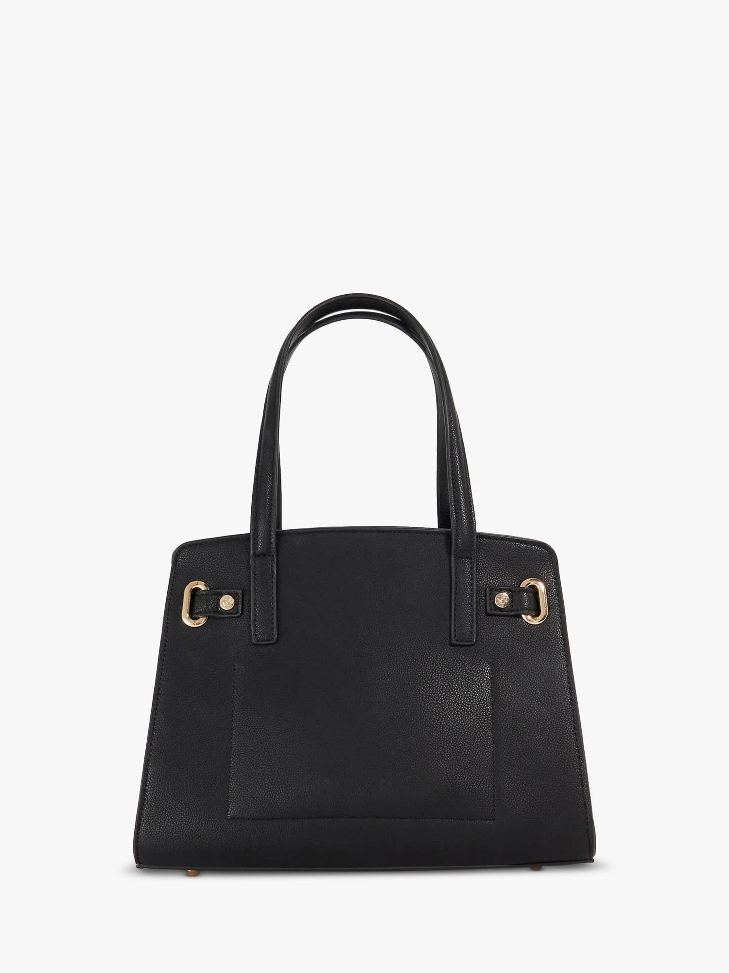 Dune London black leather handbag (British brand)