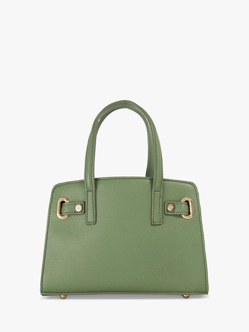 Dune London leather belted grab bag, imported from the UK